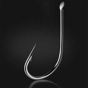 Anzuelos de pesca Aohu Shiromaru Shigoko afilados químicamente para pesca con señuelos en agua dulce, 10000 unidades por caja - Product Image 1