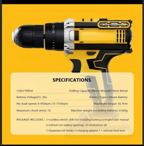 컴팩트 21V 배터리 구동 경량 브러시리스 임팩트 드라이버 <span class=keywords><strong>10mm</strong></span> 인체공학적 핸들 OEM 50Nm 토크 가정용 DIY 가구 조립용 - Product Image 6