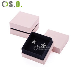 Emballage de boîte-cadeau de boucles d'oreilles bague rose vente chaude boxe en papier spécial pour cadeau - Product Image 3