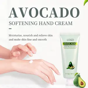 OEM Natural Moist urizing Avocado Hand creme White ning Nou rishing Hand Cream