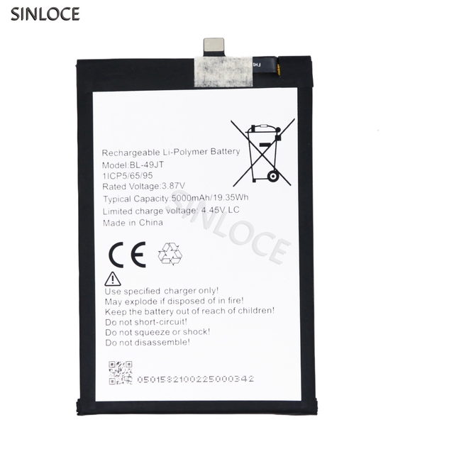 BL-49JT 5000mAh Double IC Protection Rechargeable Mobile Phone Battery for Tecno Spark 17 Pro Spark 8 Pro Camon 17 Pro Stock