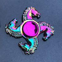Regalo Promocional, Spinner de Dedos Colorido y Genial, Producto Antiestrés de Aleación de Zinc, Spinner de Mano, Giroscopio de Dedos, Personalizable