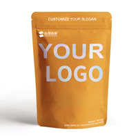 Impression numérique personnalisée Sacs en mylar anti-odeur 3.5g 7g Conception holographique à fermeture à glissière résistante aux enfants