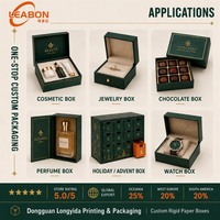 Boîte cadeau rigide bleu roi Leabon avec insert moulé à couvercle rabattable pour emballage de carafe à whisky – Vente en gros usine
