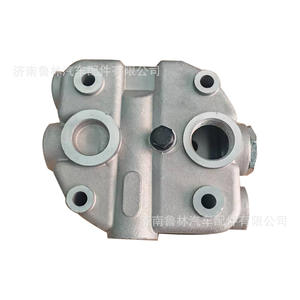 612600130777 Tête de cylindre de compresseur d'air compatible avec moteur Weichai avec plaque de soupape - Product Image 4