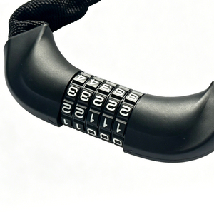Cadenas à combinaison <span class=keywords><strong>pour</strong></span> vélo d'enfant, universel <span class=keywords><strong>pour</strong></span> vélos et trottinettes d'enfants, cadenas de sécurité antivol avec <span class=keywords><strong>housse</strong></span> en tissu - Product Image 1