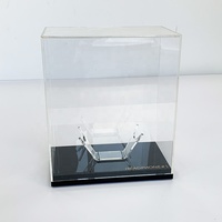 Présentoir en acrylique Vitrine moderne personnalisée pour casque Modèle acrylique Casque Produit Présentoir Cas