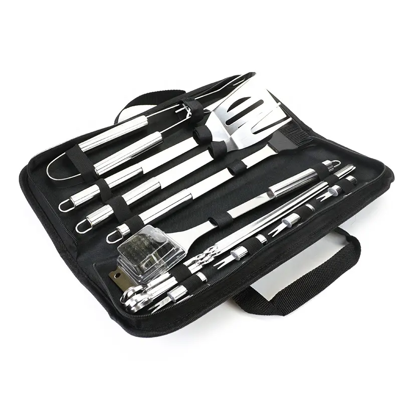 Bbq Grill Tool Set Wholesale Bbq Grill Tools Stainless Steel Bbq Set Heavy Duty 304 Stainless Barbecue Set Grill Accessories