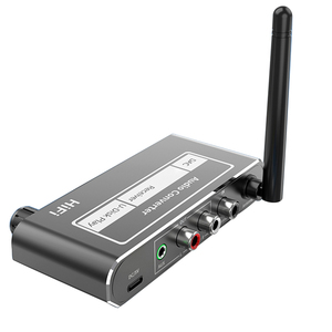 D200 DAC <span class=keywords><strong>Bluetooth</strong></span> 5,2 Receptor Fibra Coaxial Convertidor digital a analógico con control remoto - Product Image 1