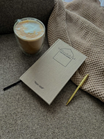 Journal de prière quotidien personnalisé A5 en lin avec couverture rigide, journal de gratitude musulman de luxe, carnet de planification guidée quotidienne