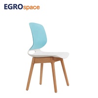Chaise de bureau pivotante EGROspace pour conférence, formation et réunion, avec roulettes, pour visiteurs