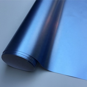 Film de protection pour voiture SUV bleu satiné métallisé 18m Meilleure colle Forte élasticité Parfait pour le wrapping de voiture - Product Image 2