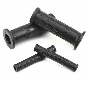 <b>Motorcycle</b> Handlebar <b>Grips</b> Rubber Set 12.1cm 10cm Anti Slip For Cruisers Replacement Parts - Product Image 4