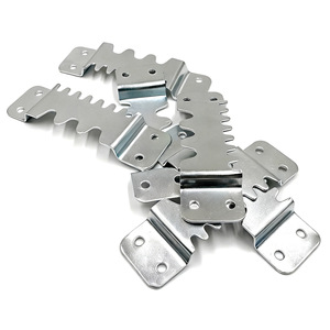 Crochet dentelé double face en métal argenté, capacité de charge de 1 à 3 kg, pour décorations artistiques, accessoire de quincaillerie pour point de croix - Product Image 1