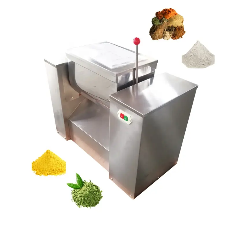 Professionele Fabriek Direct Roestvrij Staal 304 Voedselpoeder Mengmachine Trog Mixer Met Ce Hoge Efficiëntie Trog Blender