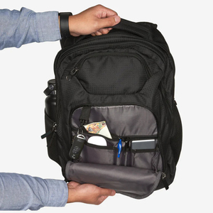 Mochila para ordenador portátil de viaje personalizada de <span class=keywords><strong>17</strong></span> pulgadas, mochila impermeable de primera calidad para negocios, mochila escolar universitaria para hombres y mujeres - Product Image 2