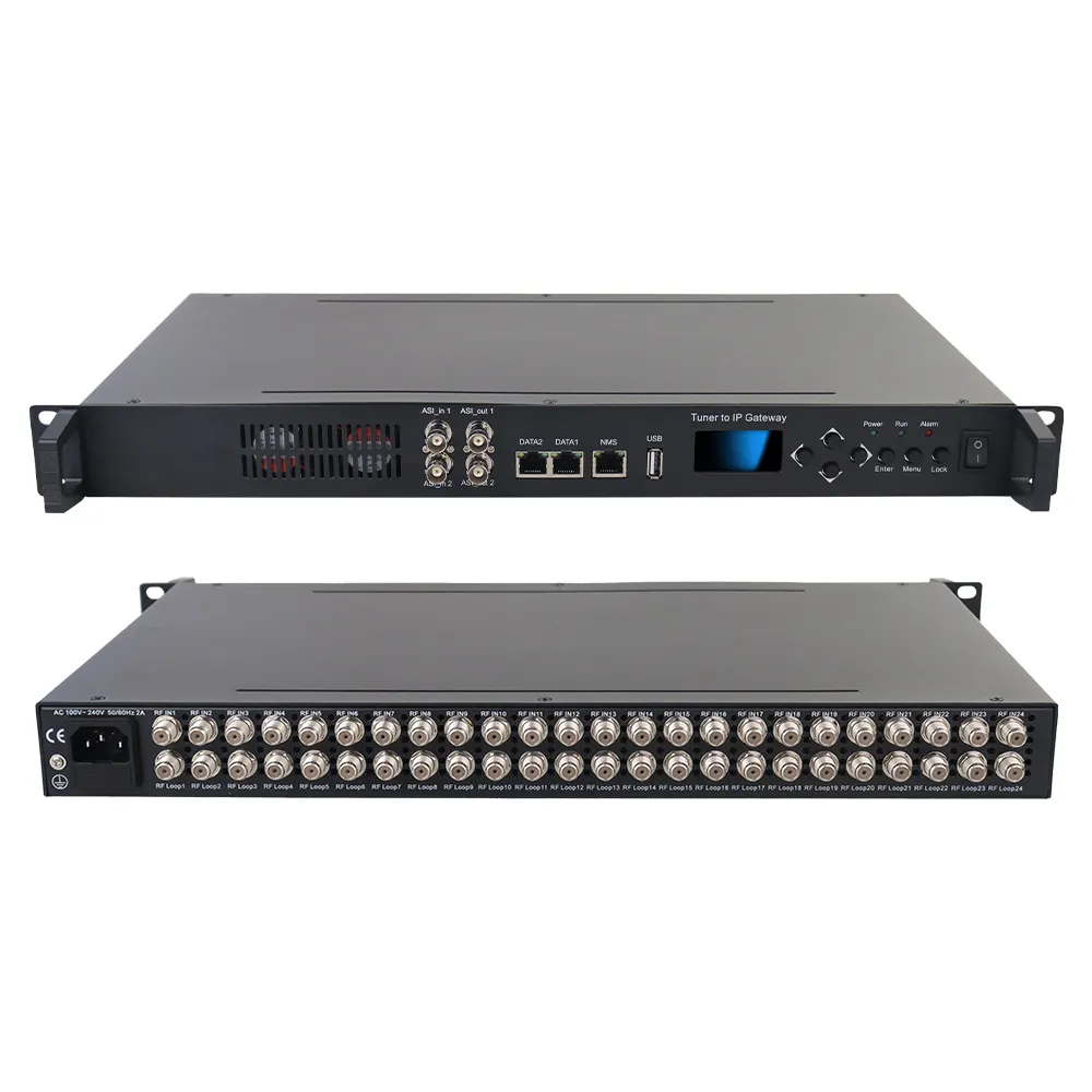 IP alıcısı için SFT3508B 24 * FTA dvb-s/S2, IP dönüştürücü için DVB-C/T/T2 /ISDB-T/ATSC Tuner