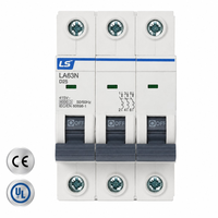 Disjoncteur miniature LS ELECTRIC LA63N-3P D25, norme IEC EN 60898-1, certifié CE KC, courbe de déclenchement D, en stock