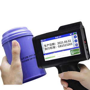 Precio al por mayor pistola de mano portátil impresora de inyección de tinta térmica 12,7mm/25,4mm TIJ nuevo 600dpi ropa codificación Manual lote de mano - Product Image 1