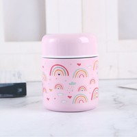 Thermo à soupe pour aliments chauds/froids pour adultes et enfants, pot alimentaire thermique isolé sous vide de 12oz pour l'école, le bureau et les voyages avec cuillère