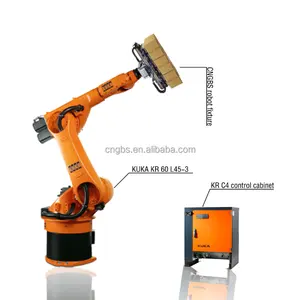 Robot de manipulation industriel KUKA KR60 L45-3 à haute capacité de jeu avec appareil de robot et armoire de commande KR C4 pour les applications de manipulation