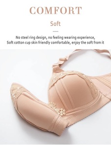Soutiens-Gorge Confortables Grandes Tailles Sans Armature à Bretelles Élargies avec Agrafe au Dos pour <span class=keywords><strong>Femme</strong></span> - Product Image 6