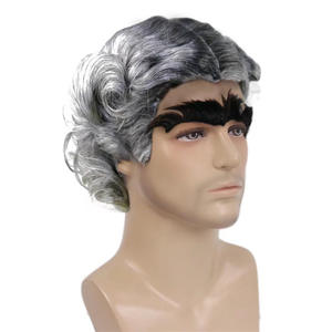 <span class=keywords><strong>Peluca</strong></span> de Navidad de Cosplay <span class=keywords><strong>gris</strong></span> de comercio exterior transfronterizo divertida <span class=keywords><strong>Peluca</strong></span> de disfraz de Halloween europea y americana de 33cm - Product Image 5