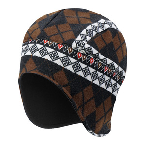 Chapeau polaire chaud pour cyclisme avec protège-oreilles, casquette de sport coupe-vent pour activités hivernales en plein air, unisexe adulte - Product Image 2