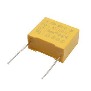 0.33uF 305 VAC 10% ทอ<span class=keywords><strong>ล</strong></span><span class=keywords><strong>ล</strong></span>์ไวส์ 10% ตัวเก็บประจุแบบฟิล์มชนิดกล่อง P=15 มม. ตัวเก็บประจุ X2 - Product Image 1