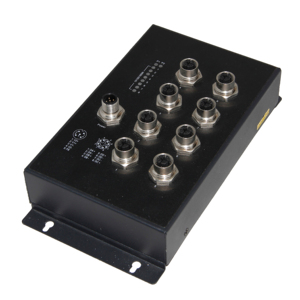 Công tắc <span class=keywords><strong>Ethernet</strong></span> M12 công nghiệp 8 cổng Gigabit được sử dụng cho môi trường công nghiệp dầu khí, đường sắt và tự động hóa - Product Image 1