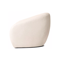 Fauteuil rembourré haut de gamme pour salon, chaise de salon avec coussins en tissu écologique, dossier enveloppant, mobilier d'intérieur pour hôtel