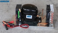 Petite unité de condensation R600a 24V/12V DC avec compresseur BD35YC pour réfrigérateurs et congélateurs de voiture