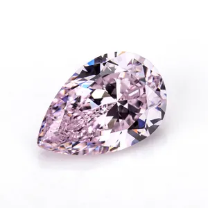 starsgem high quality AAAAA the best crushed ice pear cut cubic zirconia cz simulated diamond
