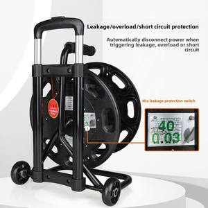 Enrouleur de câble 380V Triphasé Cinq fils 4 fils 5 conducteurs 16/32A Câbles d'alimentation pour chantier de construction Aviation Cordons d'extension - Product Image 5