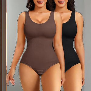 Combinaisons et Bodys Sculptants Gainants à Col Rond Entier, Sans Coutures, Sexy et de Haute Qualité pour Femmes (ODM) - Product Image 2