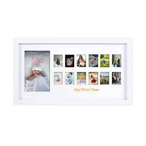 Kids Children Baby First Year Photo Frame Baby 12 Months Growth Photo Frame Commemorative Diy Picture Frame