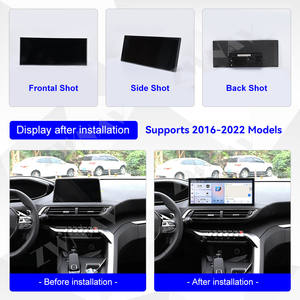 ZWNAV Écran double 15,8 pouces pour Peugeot 4008/<span class=keywords><strong>5008</strong></span> 2016-2022 <span class=keywords><strong>Autoradio</strong></span> Android Auto CarPlay sans fil Lecteur multimédia <span class=keywords><strong>GPS</strong></span> WIFI 4G - Product Image 5