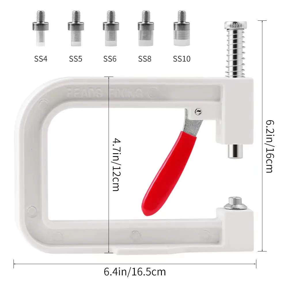 Factory Cheaper Sale Light Hand Press Beads Riveting Manual Pearl Fix Setting Machine Pearl Attaching Tool