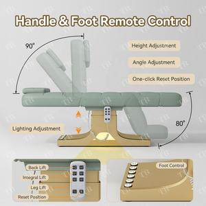 Turri kosmetik klinik Furniture kosmetik meja tempat tidur Salon kecantikan kebugaran Lounger pemanas Camillas Para Faciales kosmetik Lounger - Product Image 3
