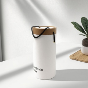 Eco-friendly Personalized Printed Recycling Cylinder Paper Container <b>Gift</b> Boxes <b>Round</b> Packaging <b>Gift</b> Paper Hat <b>Box</b> With Rope - Product Image 2