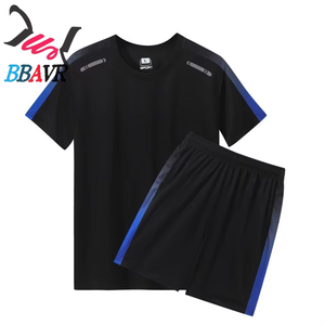 เสื้อยืดแขนสั้นผ้าไอซ์ซิลค์ระบายอากาศดี รับผลิตตามสั่งขายส่ง สำหรับวิ่ง ปักลายฤดูร้อน ฟุตบอล กิจกรรมยามว่าง และฟิตเนส - Product Image 3