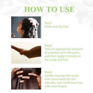 <strong>Plant</strong> <strong>Extract</strong> Essential Oil Natural Rosemary Hair Oil for Hair Loss Growth Strengthening Dandruff Relief - Product Image 5