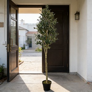 ใบมะกอกพลาสติกสำหรับตกแต่ง ถอดประกอบได้ เป็นมิตรกับสิ่งแวดล้อม ใช้ได้ตลอดปี สำหรับตกแต่งวันขอบคุณพระเจ้า คริสต์มาส และงานแต่งงาน - Product Image 4