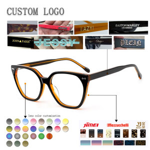 Cat Eye Full Rim Eyeglasses Frame Tortoise Shell Pattern Unisex Anti UV Vision Correction Adults Oval Face Shape - Product Image 2