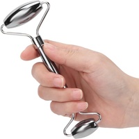 Pur acier inoxydable miroir Surface Gua Sha ensemble Anti-rides visage rouleau masseur facial ascenseur soins du corps yeux cou visage Massage