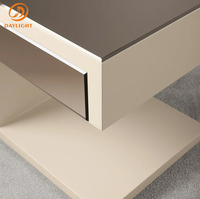 Fabricant de socles nordiques modernes chambre à coucher table en bois table de nuit table de chevet tables scandinave avec verre