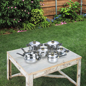 Set di Pentole Happy <span class=keywords><strong>Baron</strong></span> in Acciaio Inox da 12 Pezzi per Fornelli a Gas e a Induzione, Lavabili in Lavastoviglie, Ecologici - Product Image 6