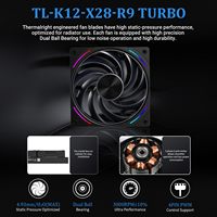 Thermalright Rainbow Vision 360 Turbo ARGB Negro Aio Cooler de 360mm para CPU, pantalla curva de 60HZ con resolución 2400x1080