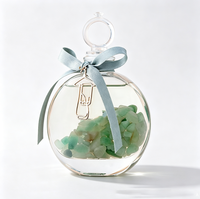 Diffuseur de parfum en verre de luxe exquis en gros avec pierres de cristal, coffret cadeau romantique personnalisable, cadeau idéal pour offrir