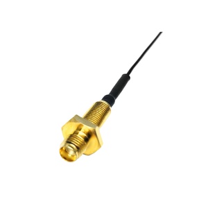 <span class=keywords><strong>U</strong></span>.FL a SMA hembra mamparo RF Pigtail Mini PCI <span class=keywords><strong>E</strong></span> WiFi antena Cable 1,13mm Coaxial cobre Cable PVC chaqueta disponibilidad a granel - Product Image 2